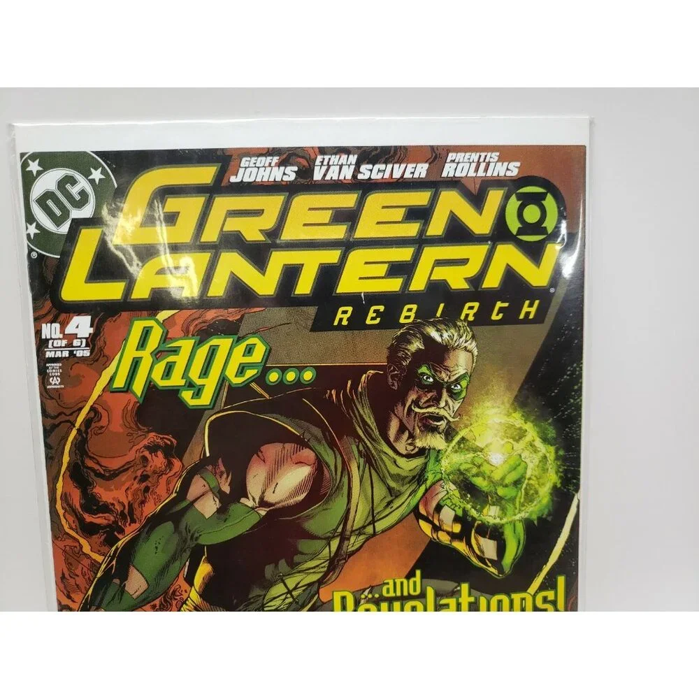 Green Lantern REBIRTH Issues 1 3 4  DC Comics Bagged Carded - Picture 11 of 12